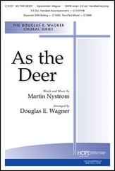 As the Deer SATB choral sheet music cover